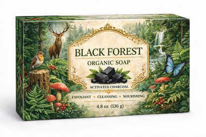 Black Forest Activated Charcoal Organic Soap