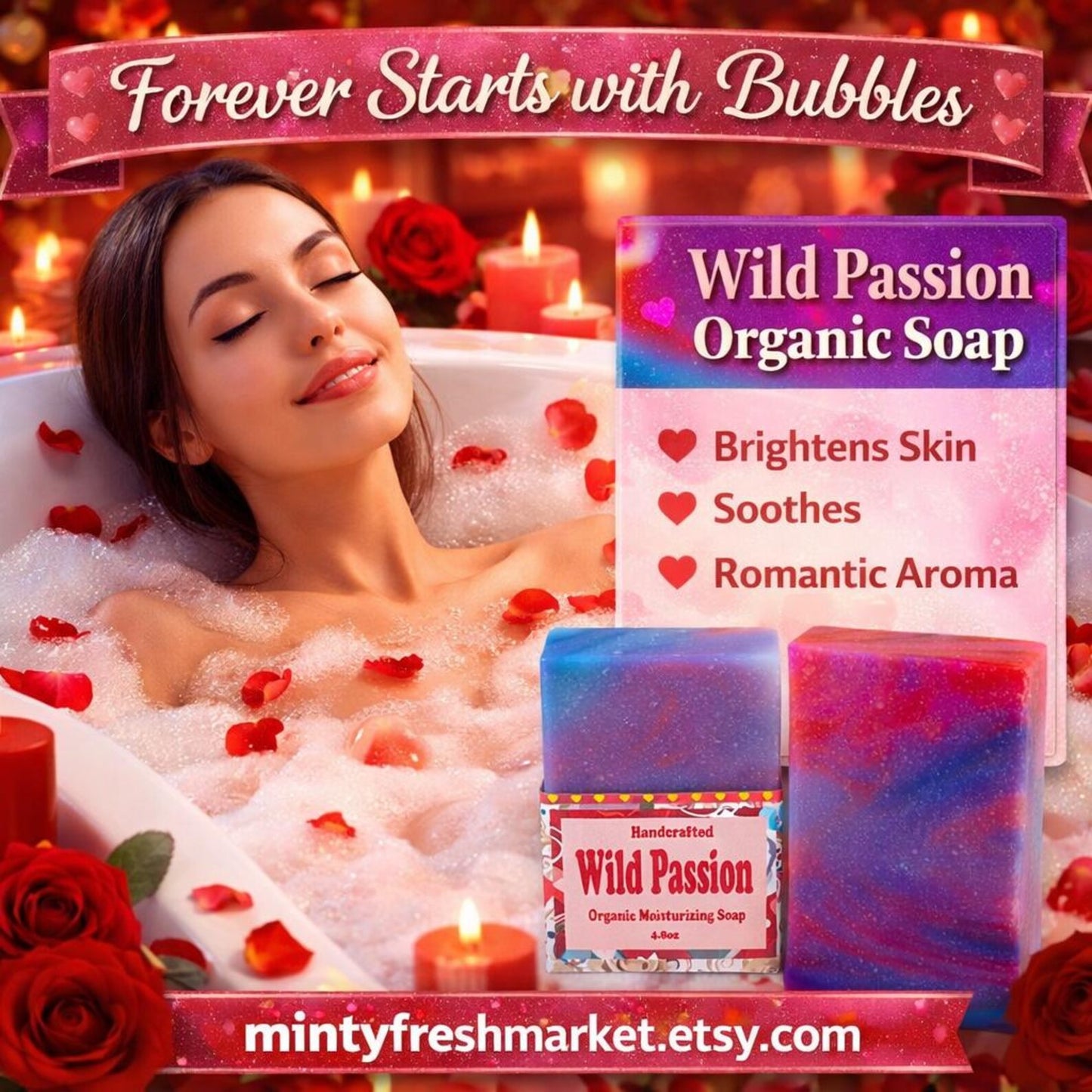 Wild Passion Sensual Exotic Organic Soap